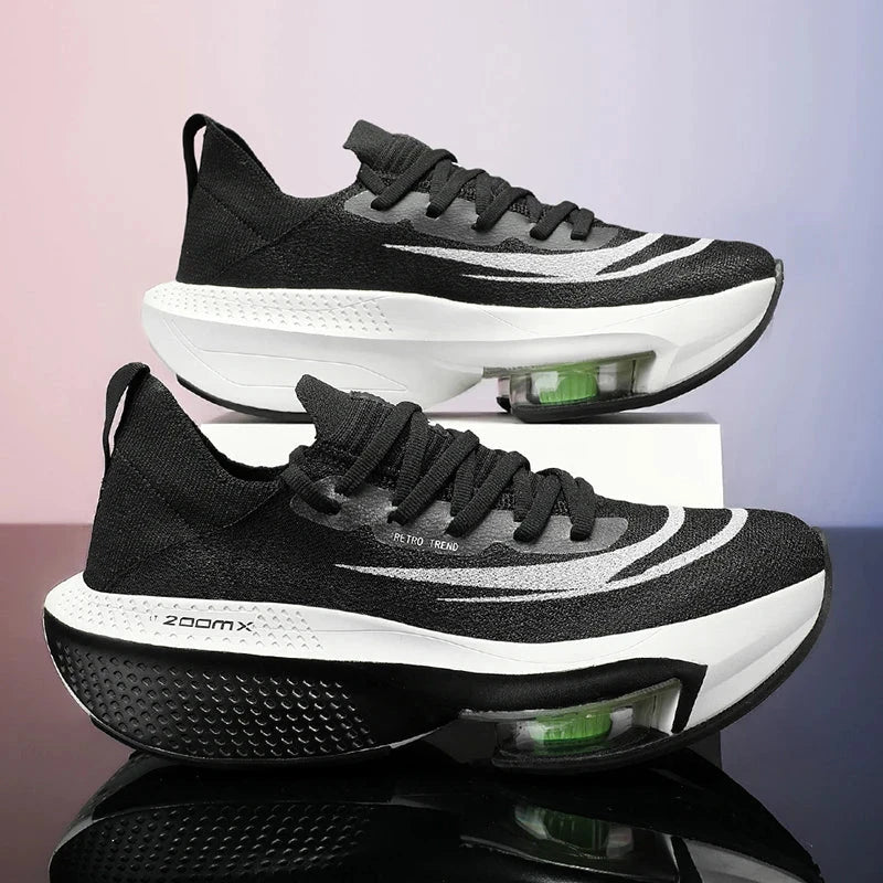 2024 Carbon Plate Marathon Men Sports Running Shoes Breathable Lightweight Women's Comfortable Child Athletic Training Sneakers Shoes Field