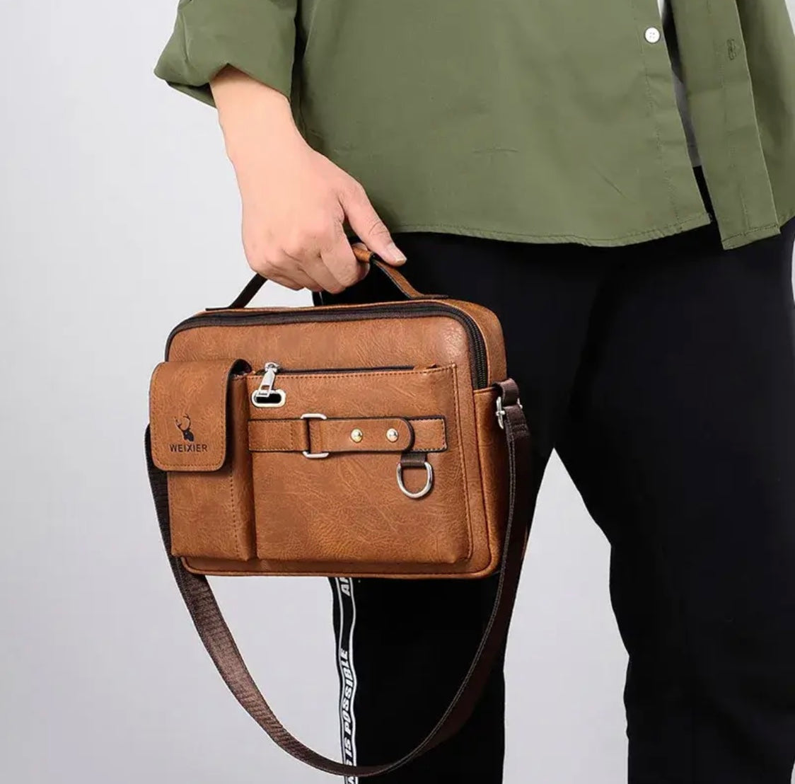 Montclair – Men’s Vintage Leather Bag