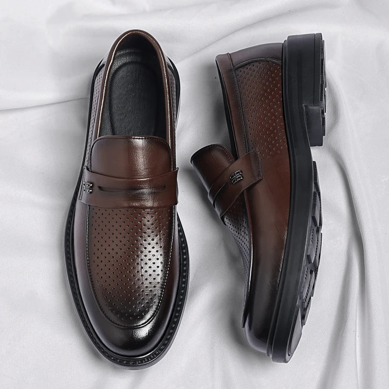 Alden Belmont Loafers in Leather