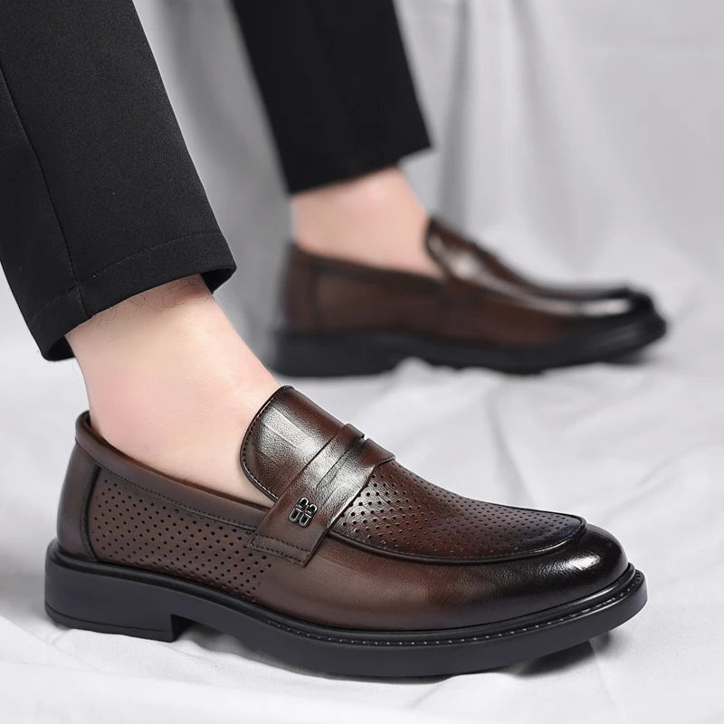 Alden Belmont Loafers in Leather