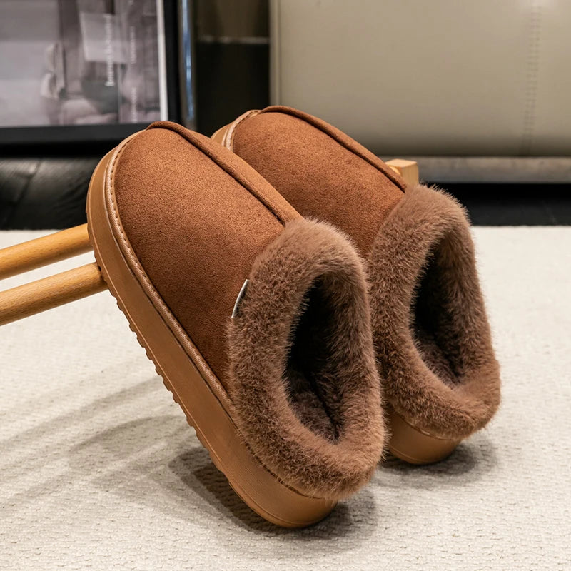 SnugHaven – Plush Comfort Winter Slippers