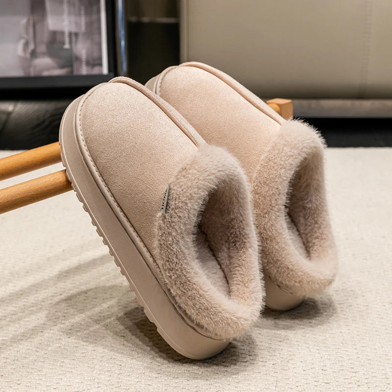 SnugHaven – Plush Comfort Winter Slippers
