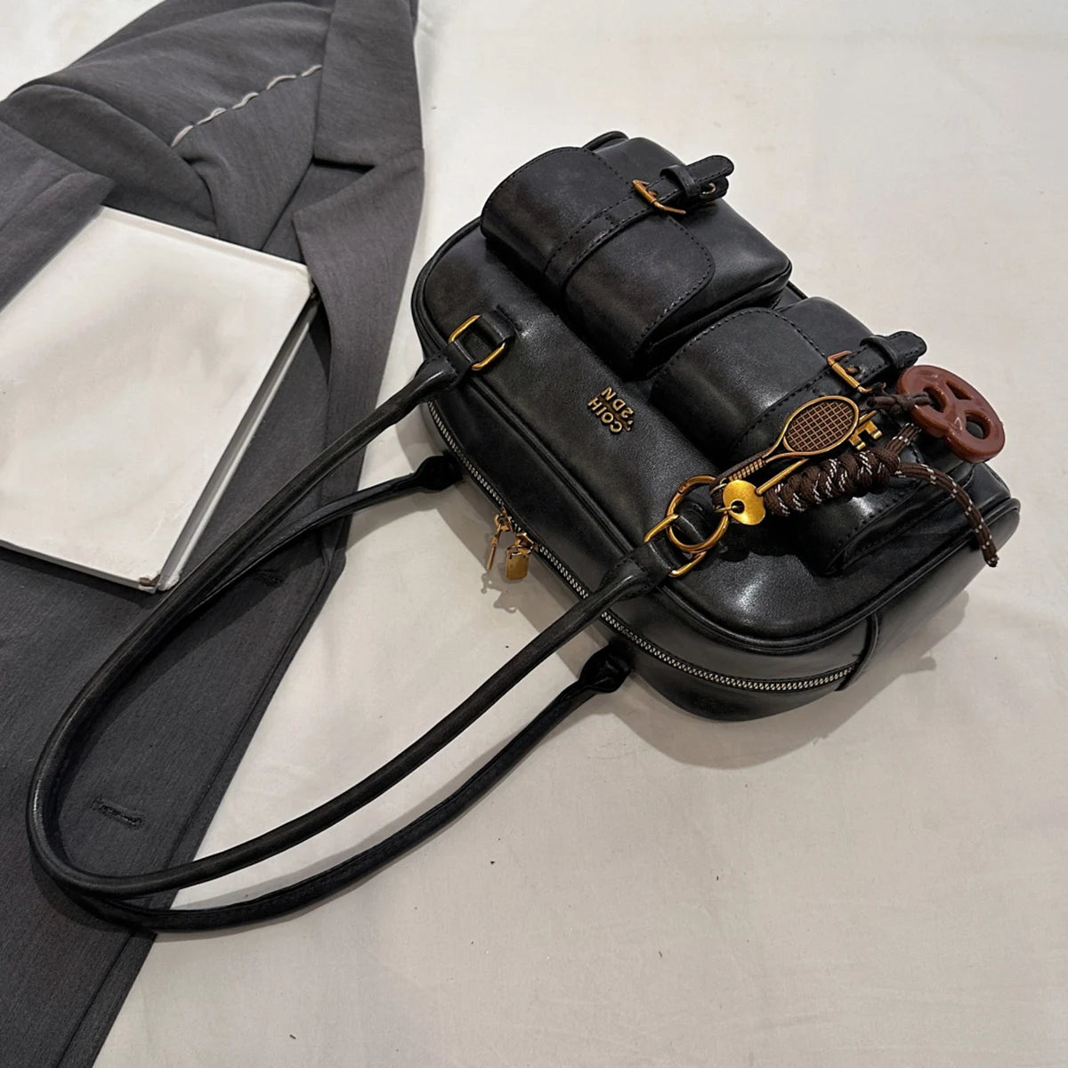 Loryane – Retro Leather Bag