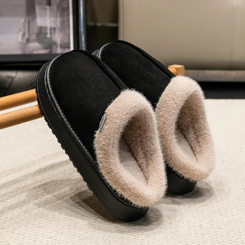 SnugHaven – Plush Comfort Winter Slippers