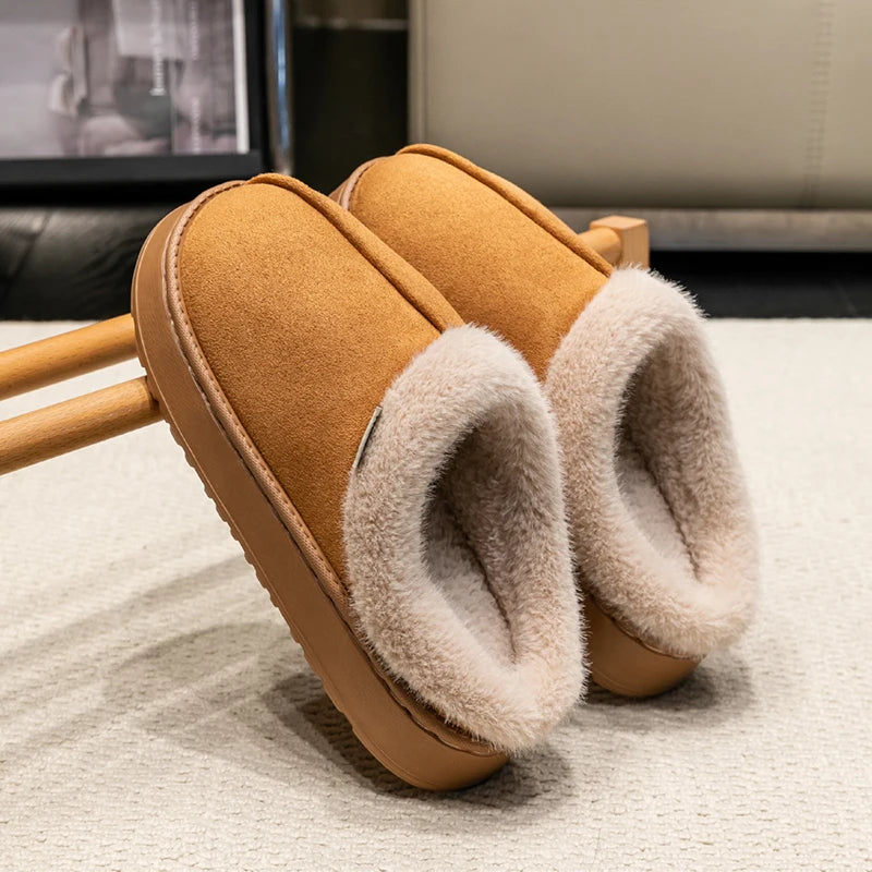 SnugHaven – Plush Comfort Winter Slippers