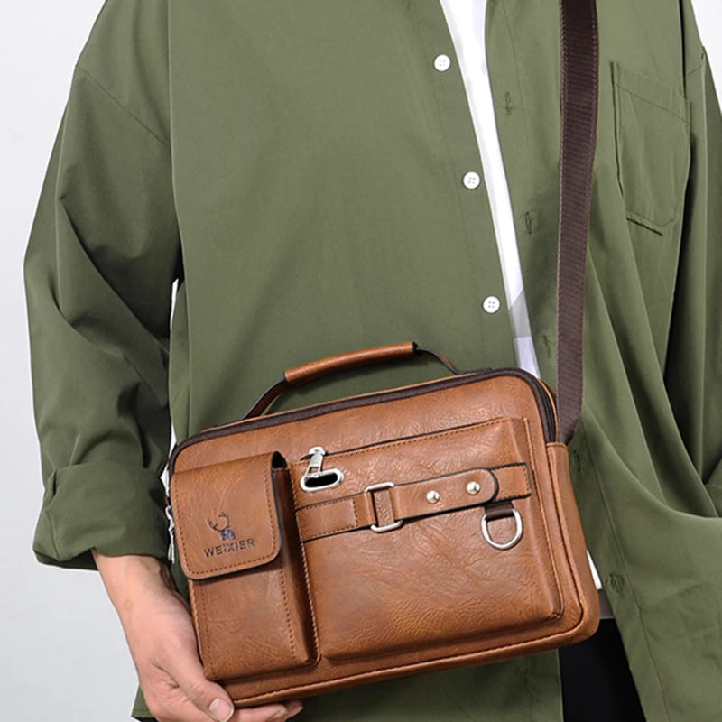 Montclair – Men’s Vintage Leather Bag