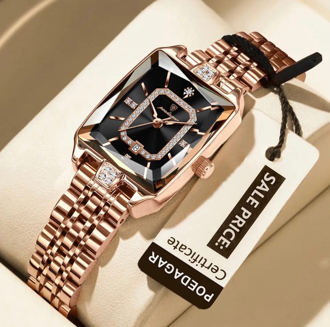 Althea Elegance - Women's Luxury Watch Althea Elegance - Women's Luxury Watch Shoes Field Gold Black