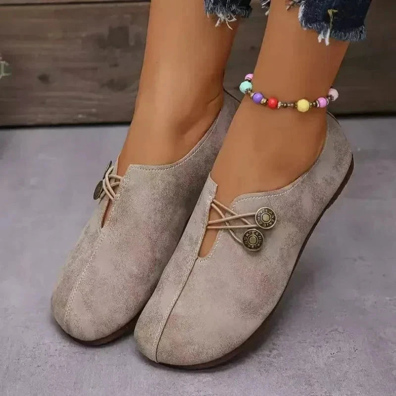 Aubrelle Maelis – Vintage-Style Casual Flat Aubrelle Maelis – Vintage-Style Casual Flat Shoes Field