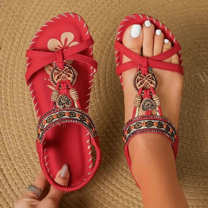 Boho Chic Ayla Sandals Boho Chic Ayla Sandals Shoes Field Red US 5.5 | UK/AU 3 | EU 35.5