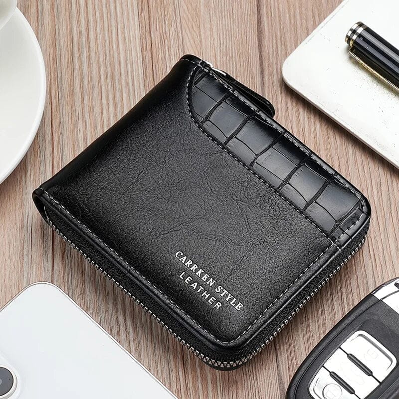 Carrken Leather Wallet Carrken Leather Wallet Shoes Field Black