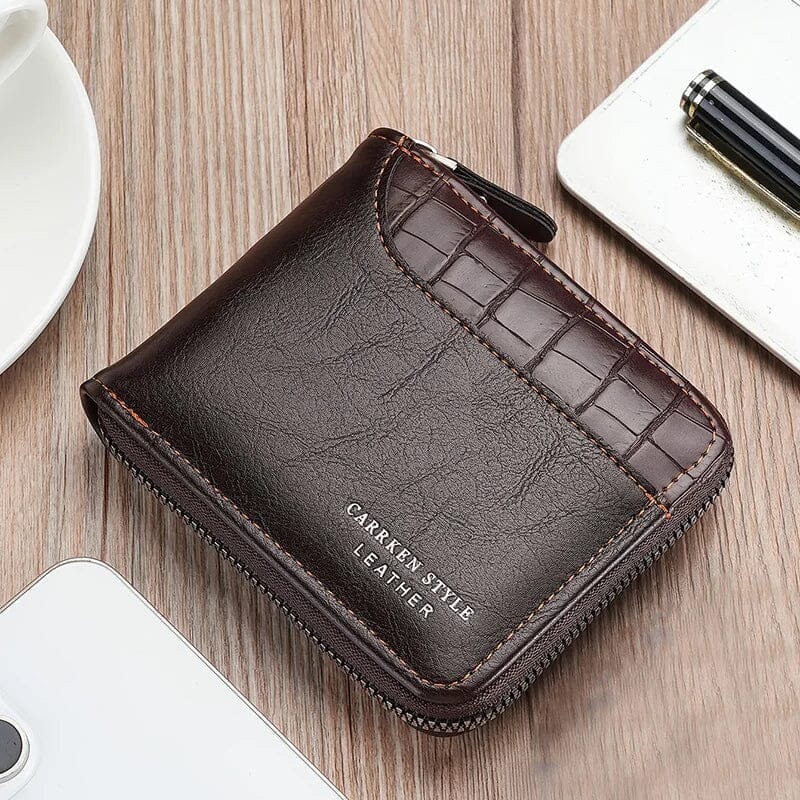 Carrken Leather Wallet Carrken Leather Wallet Shoes Field Coffee