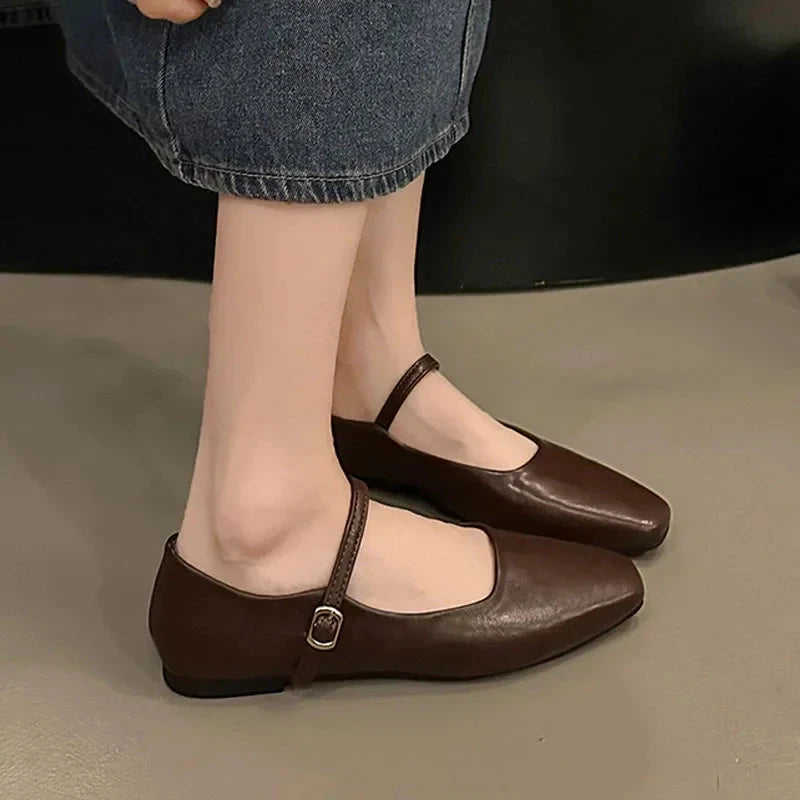 Éclat Charlotte – Elegant Square-Toe Mary Janes Éclat Charlotte – Elegant Square-Toe Mary Janes Shoes Field
