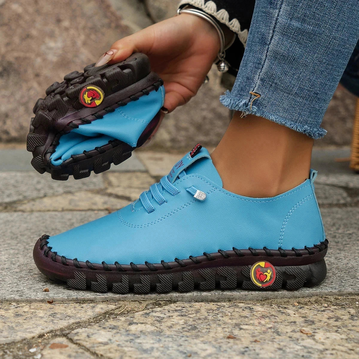 Elegant Soft Leather Shoes Elegant Soft Leather Shoes Shoes Field Blue US 5 | UK/AU 3 | EU 35