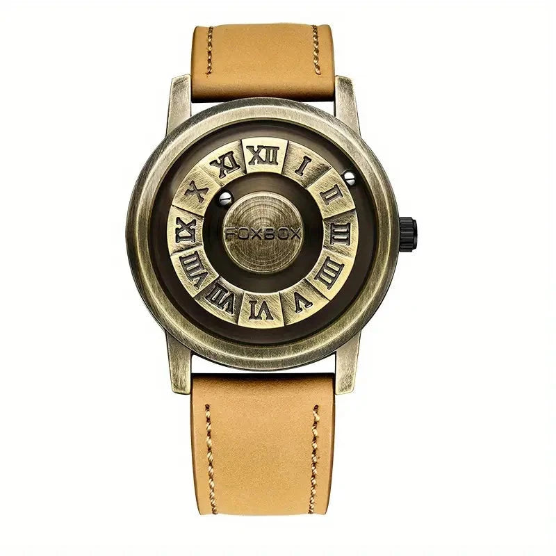 Elite Luxury Men's Quartz Watch Elite Luxury Men's Quartz Watch Shoes Field Brown Bronze