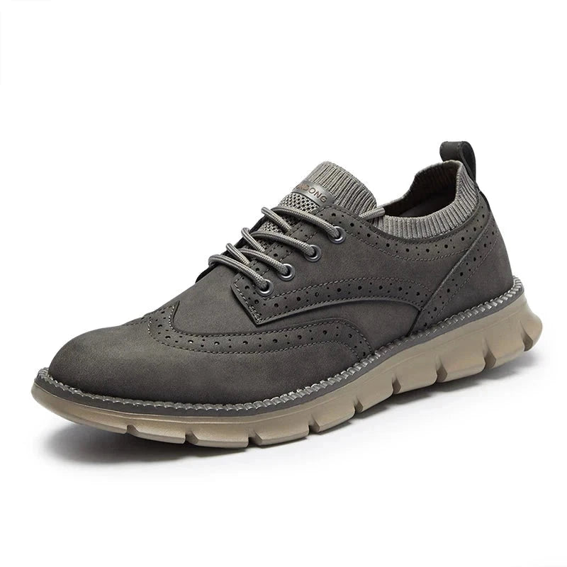 Empire Ultra Comfortable Leather Men's Sneakers Empire Ultra Comfortable Leather Men's Sneakers Shoes Field Grey 9 US / 8.5 UK/AU