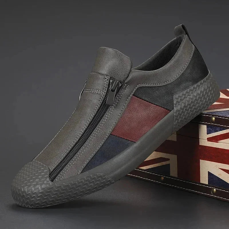 Leather Men's Sneakers – Winston Edge Shoes Field