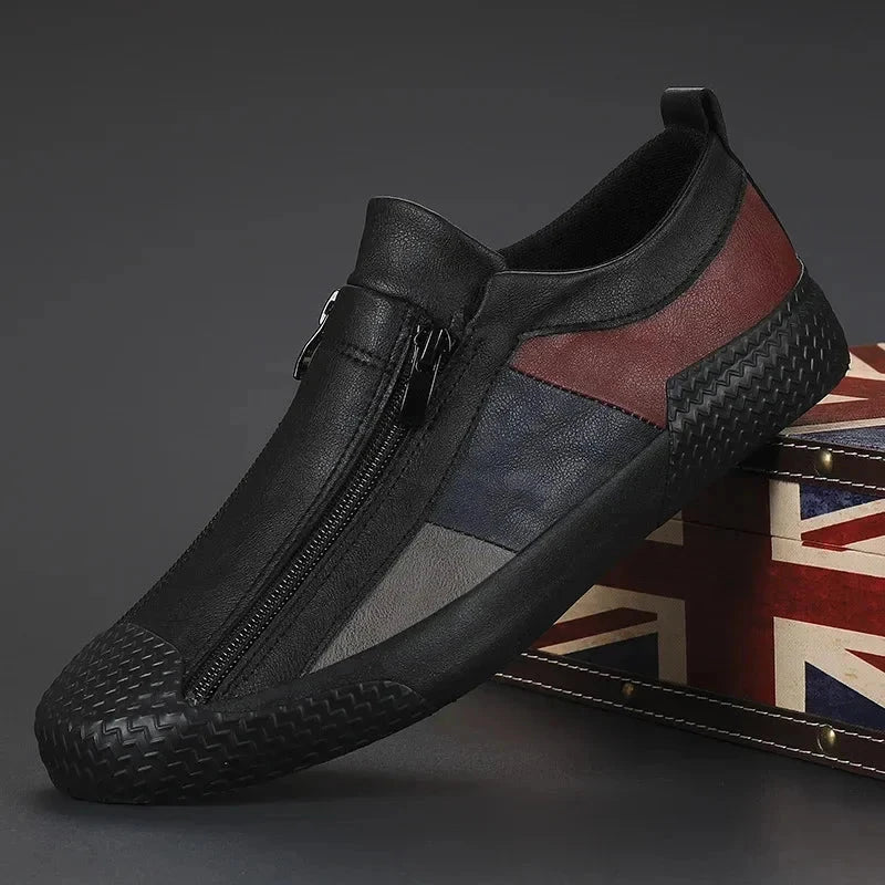 Leather Men's Sneakers – Winston Edge Shoes Field
