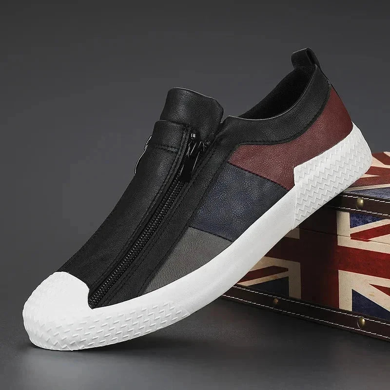 Leather Men's Sneakers – Winston Edge Shoes Field