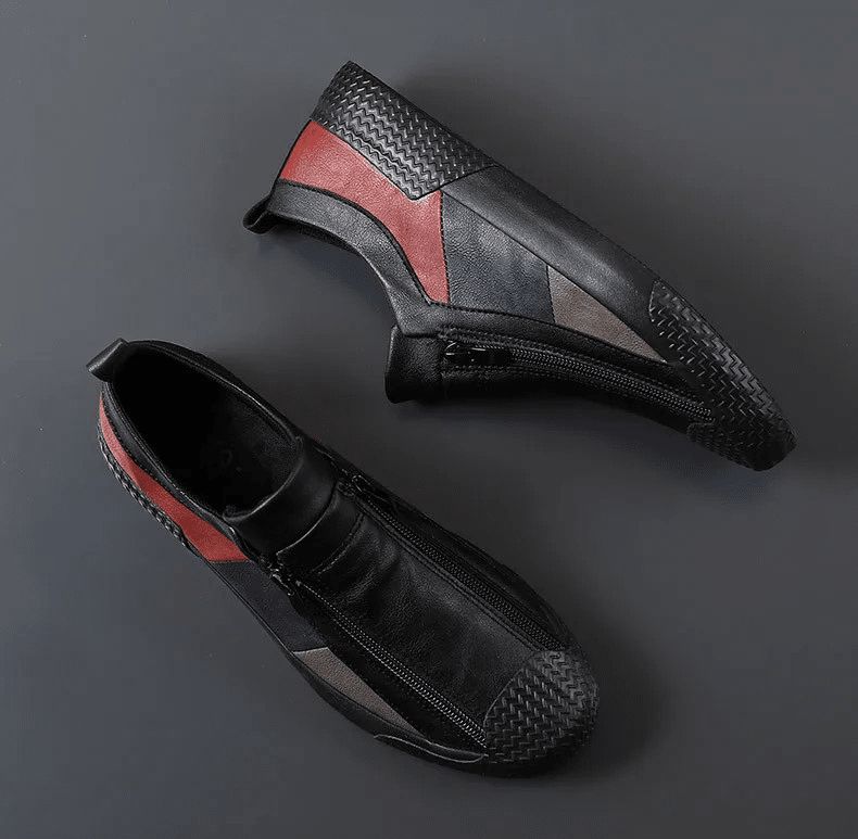 Leather Men's Sneakers – Winston Edge Shoes Field