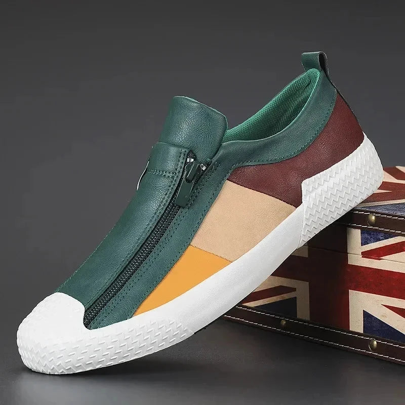 Leather Men's Sneakers – Winston Edge Shoes Field