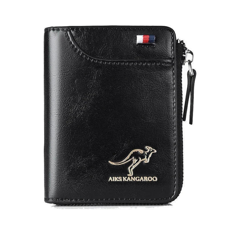 Leather Zipper Wallet (RFID Protection) Leather Zipper Wallet (RFID Protection) Shoes Field