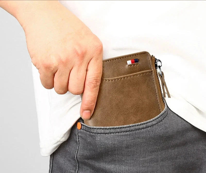Leather Zipper Wallet (RFID Protection) Leather Zipper Wallet (RFID Protection) Shoes Field