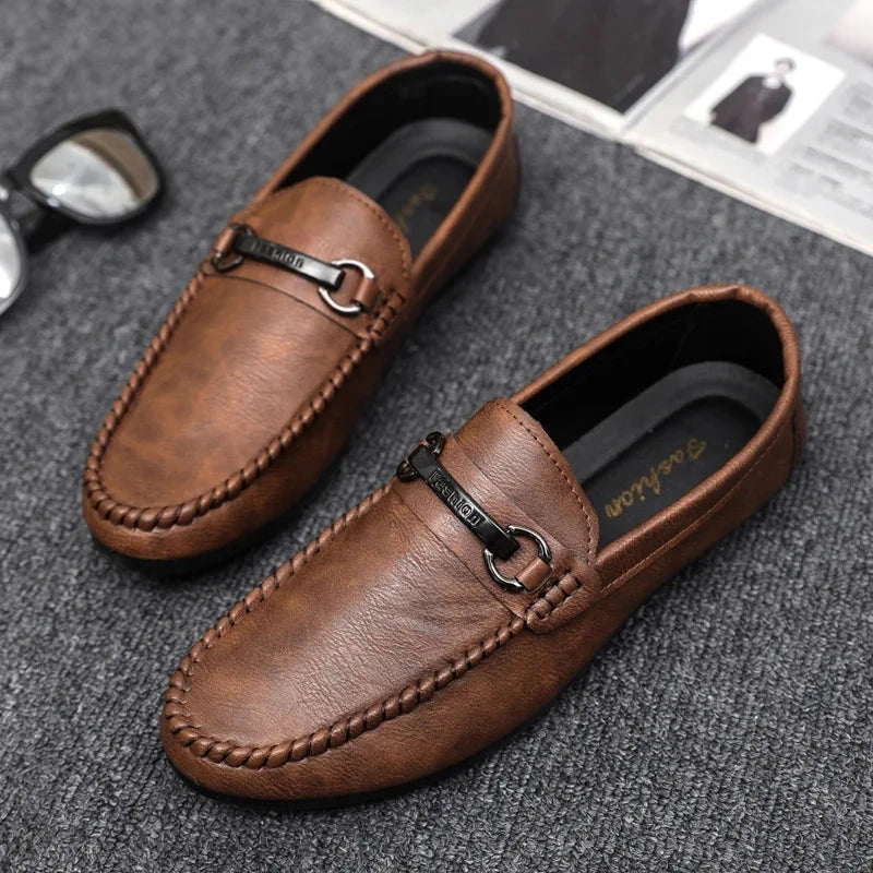 Luremont – Elegant Leather Loafers Luremont – Elegant Leather Loafers Shoes Field Light Brown US 6.5 / EU 39.5 / UK-AU 6