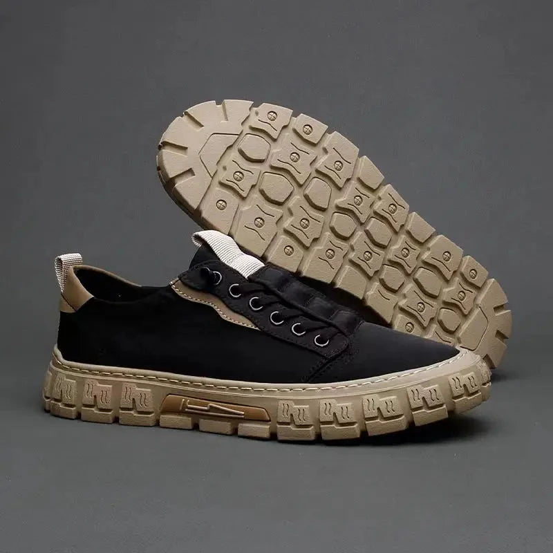 Men Casual Shoes Breathable Ice Silk Canvas Shoes Loafers Sneakers Outdoor Comfort Slip on Flat Vulacnized Shoes Shoes Field