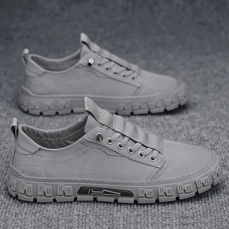 Men Casual Shoes Breathable Ice Silk Canvas Shoes Loafers Sneakers Outdoor Comfort Slip on Flat Vulacnized Shoes Shoes Field GRAY 39