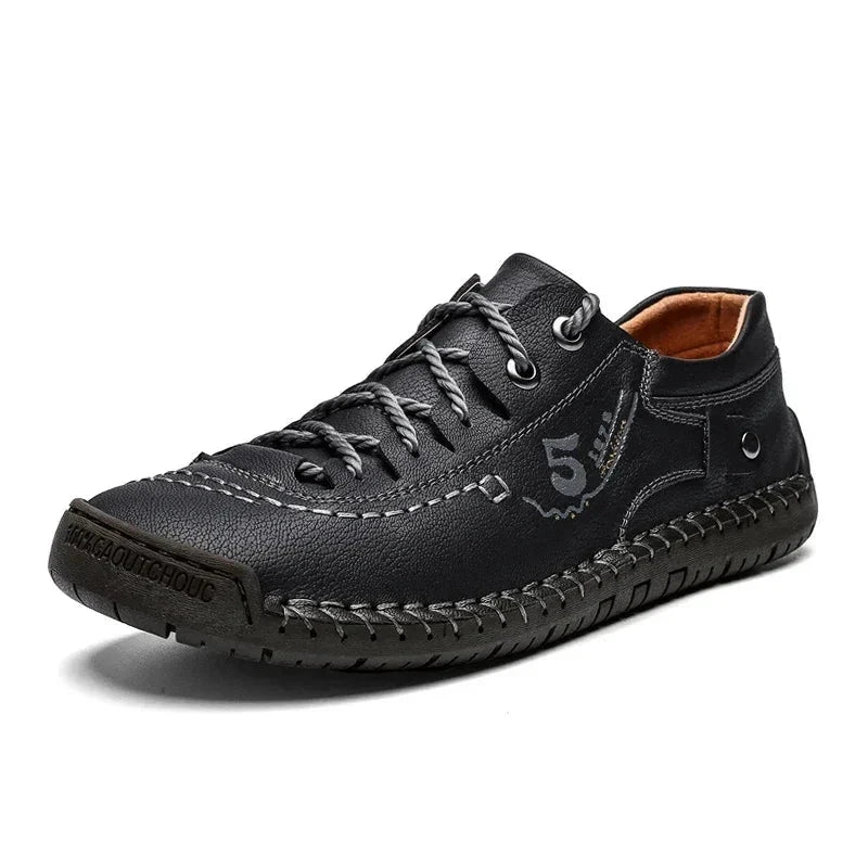 Men's Casual Leather Sneakers RusticStride Men's Casual Leather Sneakers RusticStride Shoes Field