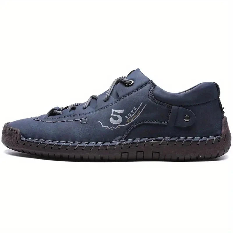 Men's Casual Leather Sneakers RusticStride Men's Casual Leather Sneakers RusticStride Shoes Field