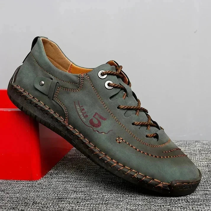 Men's Casual Leather Sneakers RusticStride Men's Casual Leather Sneakers RusticStride Shoes Field