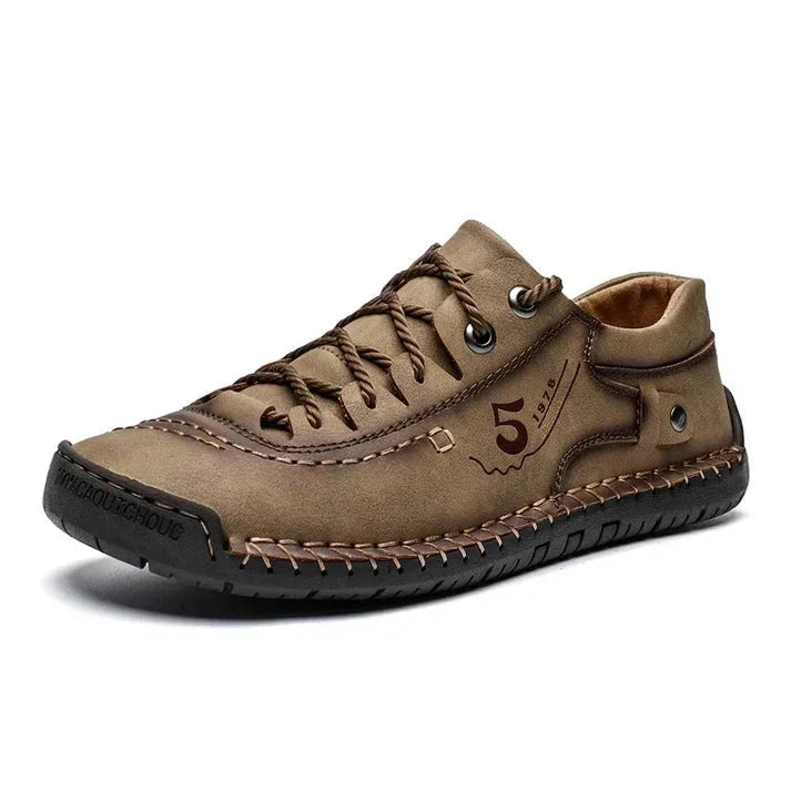 Men's Casual Leather Sneakers RusticStride Men's Casual Leather Sneakers RusticStride Shoes Field
