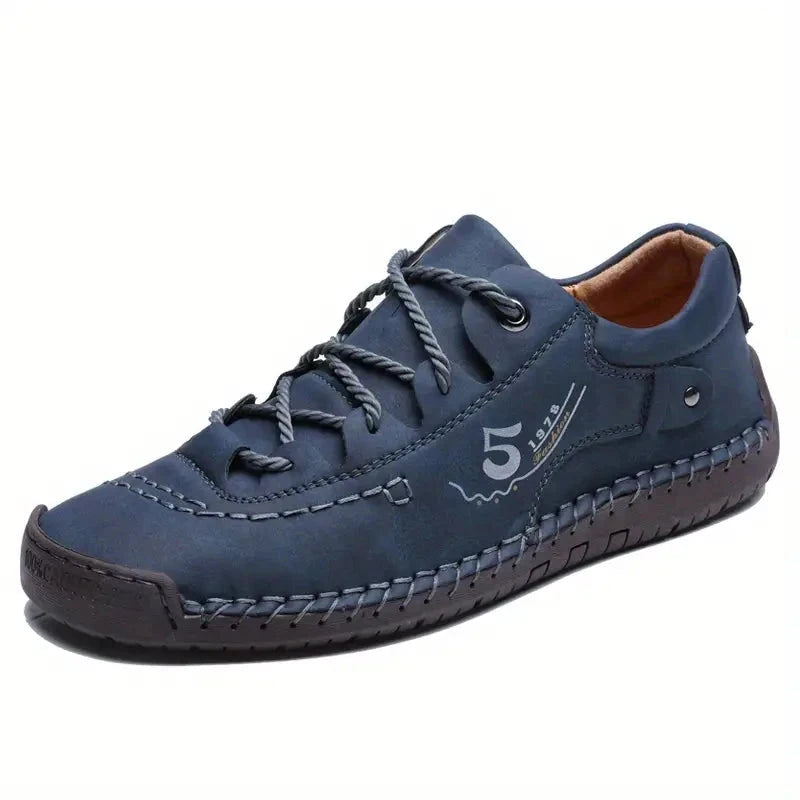 Men's Casual Leather Sneakers RusticStride Men's Casual Leather Sneakers RusticStride Shoes Field
