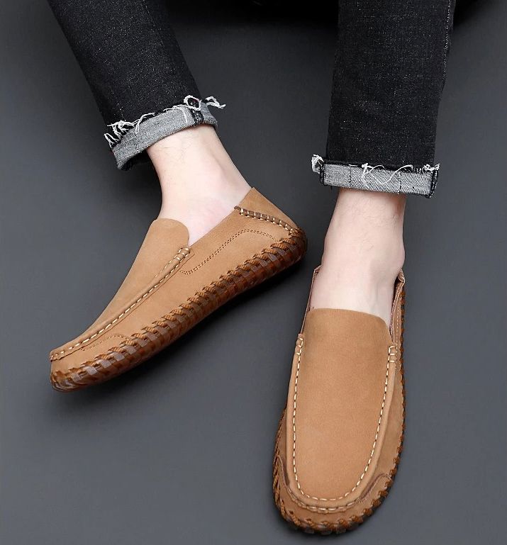 Men's Leather Moccasins - Luxe Bellagio Men's Leather Moccasins - Luxe Bellagio Shoes Field