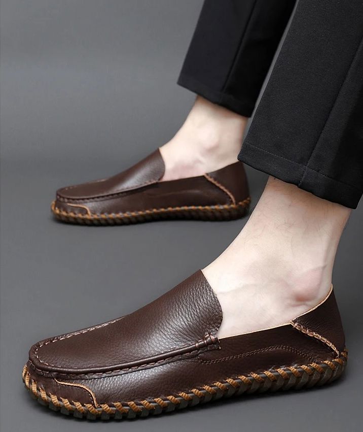 Men's Leather Moccasins - Luxe Bellagio Men's Leather Moccasins - Luxe Bellagio Shoes Field