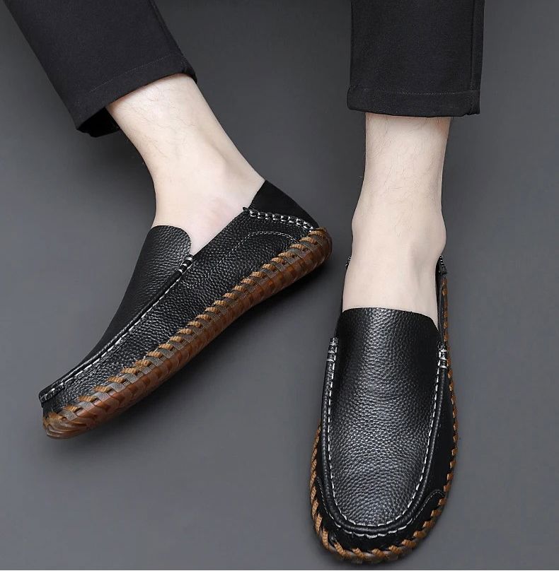 Men's Leather Moccasins - Luxe Bellagio Men's Leather Moccasins - Luxe Bellagio Shoes Field