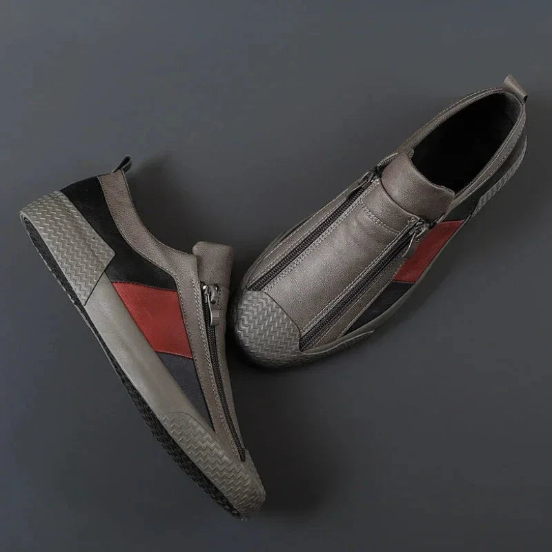 Men's Sneakers High Quality Men Shoes Comfortable Leather Shoes Wear-resistant Plus Size Casual Driving Shoes Hot Sale Moccasins Shoes Field