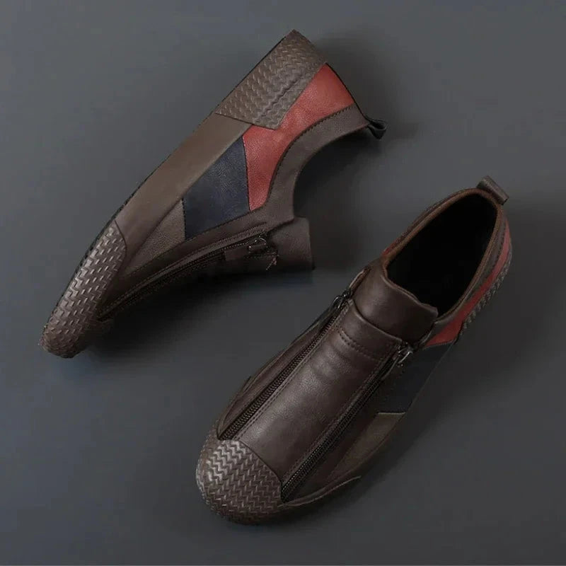 Men's Sneakers High Quality Men Shoes Comfortable Leather Shoes Wear-resistant Plus Size Casual Driving Shoes Hot Sale Moccasins Shoes Field