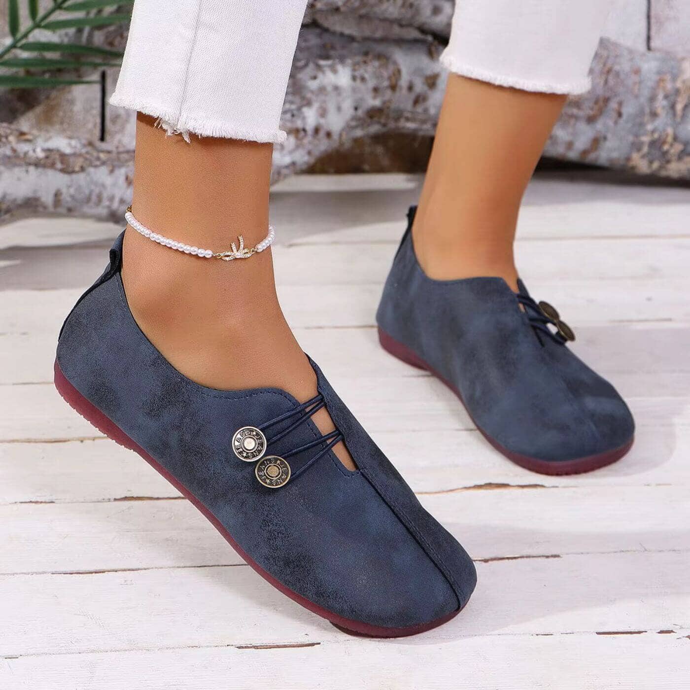 Retro Flat Shoes 2024 New Design Narrowband Loafers Women's Casual and Comfortable Solid Color Women's Shoes Zapatos De Mujer Shoes Field