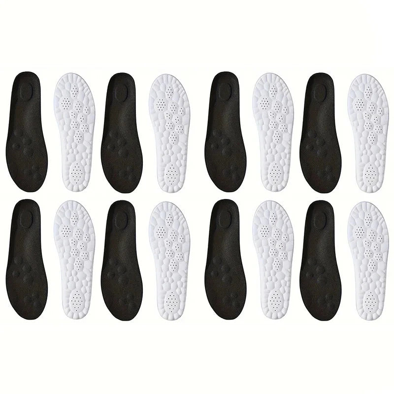 ShockEase – High Elasticity Padded Sports Insoles ShockEase – High Elasticity Padded Sports Insoles Shoes Field 8 Pairs - Black EU 35–36 / US 3.5 – 4 / UK-AU 3 – 3.5