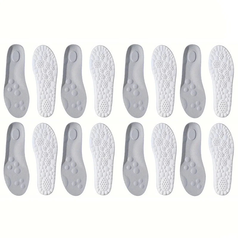 ShockEase – High Elasticity Padded Sports Insoles ShockEase – High Elasticity Padded Sports Insoles Shoes Field 8 Pairs - Gray EU 35–36 / US 3.5 – 4 / UK-AU 3 – 3.5