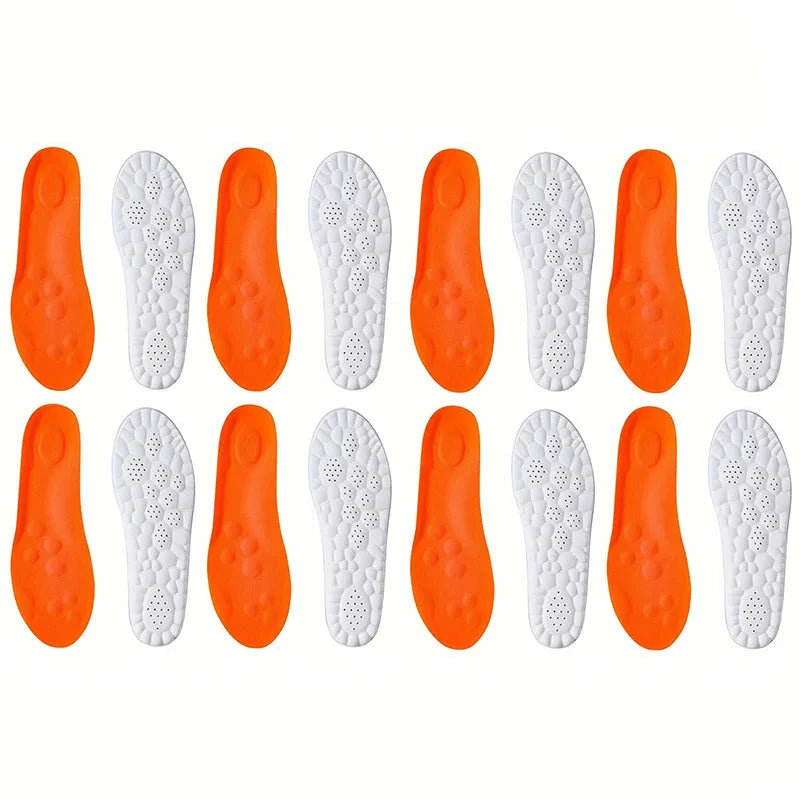 ShockEase – High Elasticity Padded Sports Insoles ShockEase – High Elasticity Padded Sports Insoles Shoes Field 8 Pairs - Orange EU 35–36 / US 3.5 – 4 / UK-AU 3 – 3.5