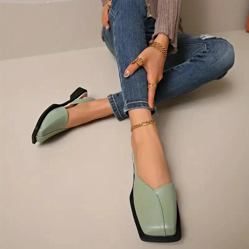 Sophia Leather Slip-On Mary Janes Sophia Leather Slip-On Mary Janes Shoes Field