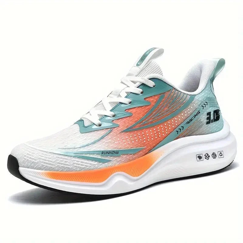 Stridez X – Men’s Sports Shoes Stridez X – Men’s Sports Shoes Shoes Field White Orange US 6 / UK-AU 5 / EU 38