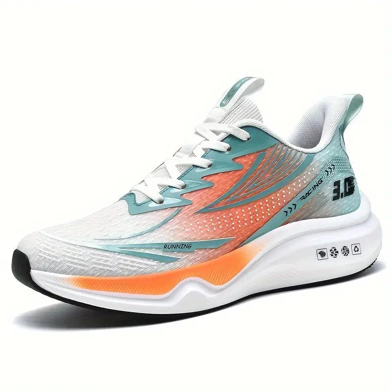 Stridez X – Men’s Sports Shoes Stridez X – Men’s Sports Shoes Shoes Field White Orange US 6 / UK-AU 5 / EU 38