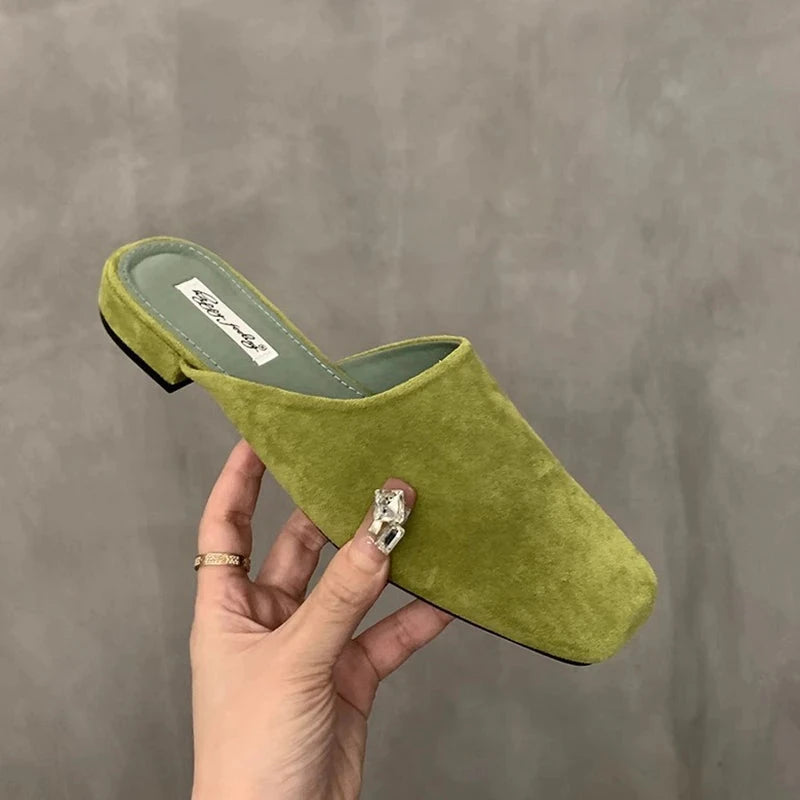 Valéssia – Elegant Women’s Flat Valéssia – Elegant Women’s Flat Shoes Field Green EU 35 / US 4 / UK-AU 2