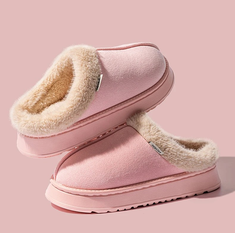 SnugHaven – Plush Comfort Winter Slippers