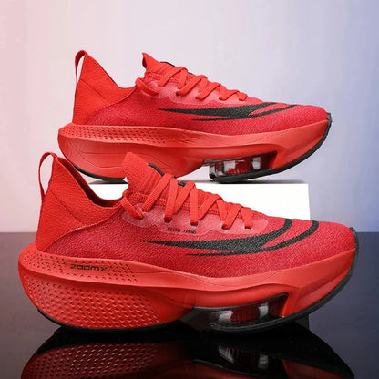 2024 Carbon Plate Marathon Men Sports Running Shoes Breathable Lightweight Women's Comfortable Child Athletic Training Sneakers Shoes Field 