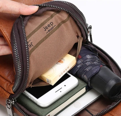Axton Men’s Leather Crossbody Bag